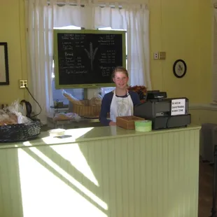 You'll be welcomed by a smiling face a wonderful smells!