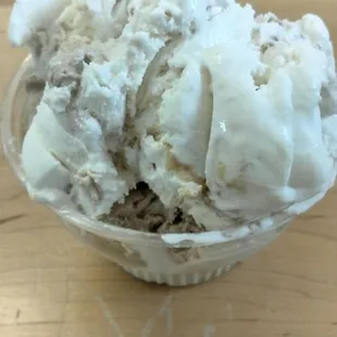 Bourbon truffle and banana pudding ice cream