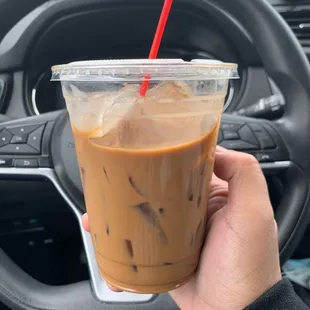 Their iced coffee - pretty tasty. Strong, but just right