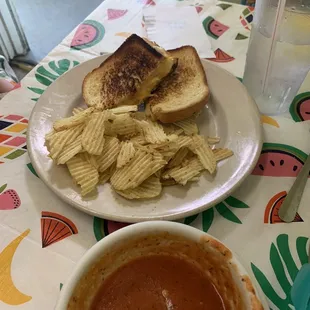 Tomato dill soup was very good!