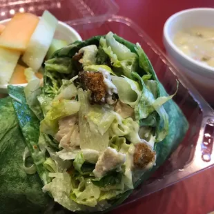 Big chicken wrap
