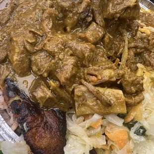 Curry Goat Roti