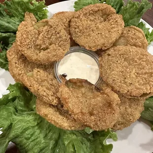 Fried green tomatoes
