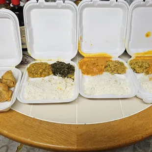 $50 total and 2 baklava.  No sauce for the samosa.