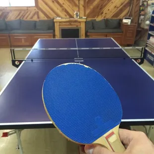 Ping pong table in back. Use only by permission!