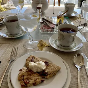 Scone with fresh cream