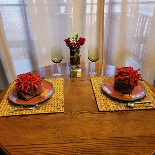 Michelle had the table all ready for us