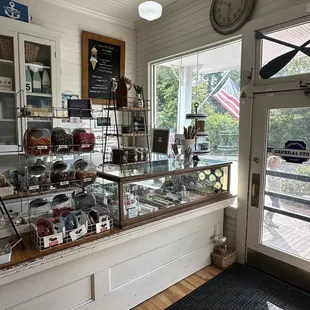 a display of pastries and pastries