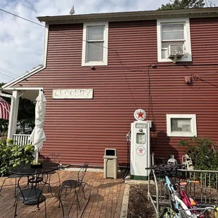 Exterior and bike parking