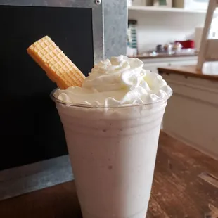 Vanilla bean frapp