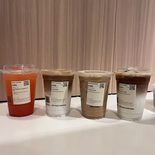 Our coffee order