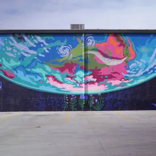 Teimpo de la Tierra 2022 On the back wall of Cottin's Hardware &amp; Rental