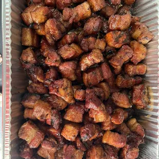 Pork belly burnt ends