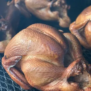 Thanksgiving smoked turkeys