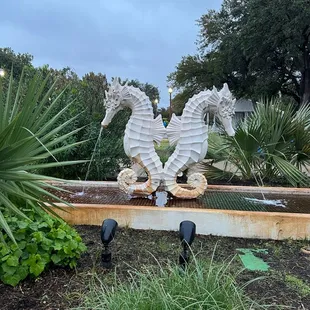 Nice greenery around stadium