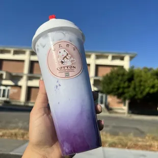 Ube Milk Tea *super fresh* very flavorful!