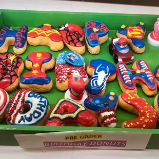 Superhero donuts!