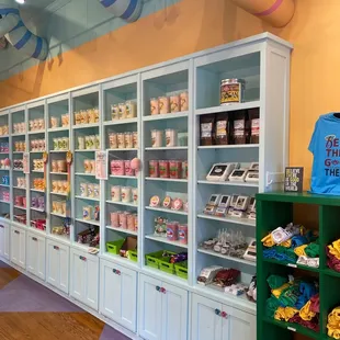 Every flavor of cotton candy one could imagine.