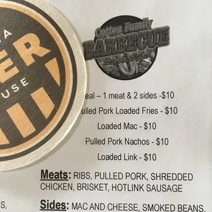 BBQ options with great sides.