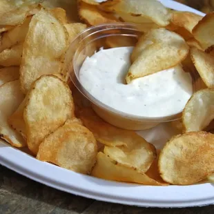 Fresh potato chips!