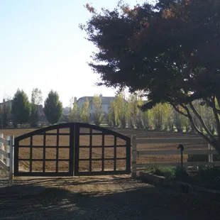 Outdoor dressage court / arena