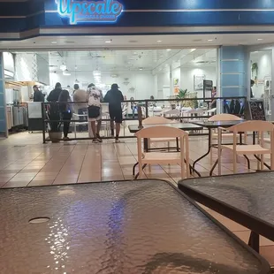 Some overpriced burger place.