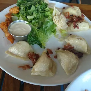 Pierogis are a must have! Make sure you get the potato and cheese.