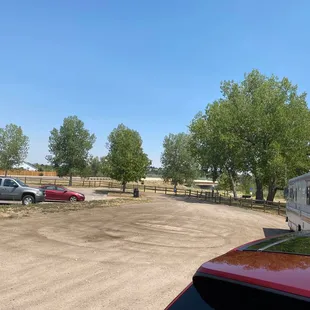 Parking lot for south side of Cottonwood.