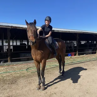 Me trying one of the OTTBs