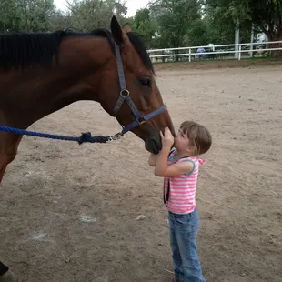 Kids and horses are great together