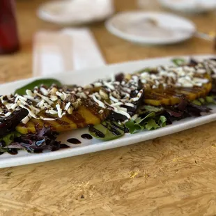 Beet salad with mozzarella in lieu of feta. Delicious!