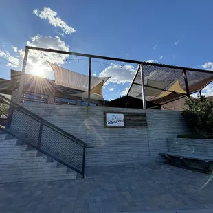Outside