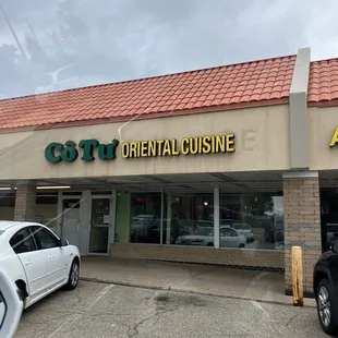 Outside