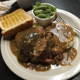 House made smoked meatloaf meal