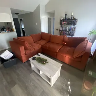 The couch we purchased