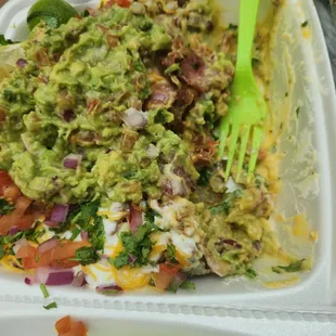 Pastrami baked potato