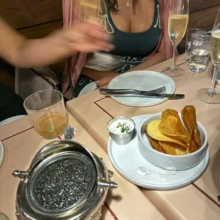 As was the caviar. So different with chips instead of Bellinis but it this was really good!