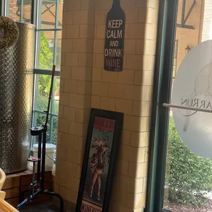 the entrance to the tasting room