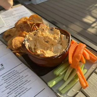 Buffalo chicken dip appetizer