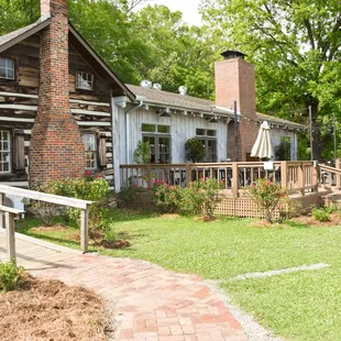 Newly renovated Council House Restaurant with deck seating and indoor dining.