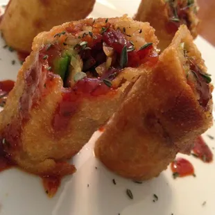 Bacon &amp; Shrimp Egg Rolls