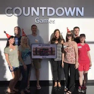 Our group at Countdown Games.