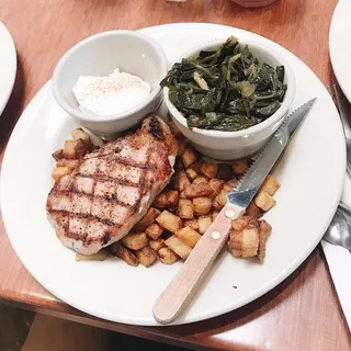 Pork Chop and Eggs