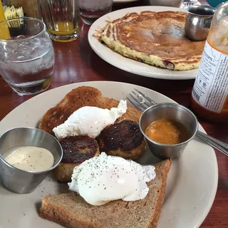 Crab Cakes and Eggs