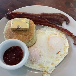 2 Eggs Any Style, Bacon and Biscuit