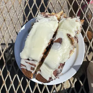 Cinnamon roll! Took two of us all day to finish