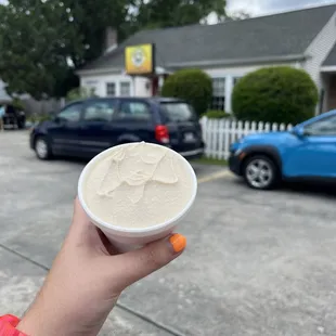 Toasted Coconut Frozen Yogurt (baby size)