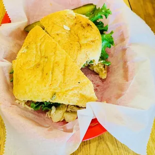 Hot meat melt (chicken)