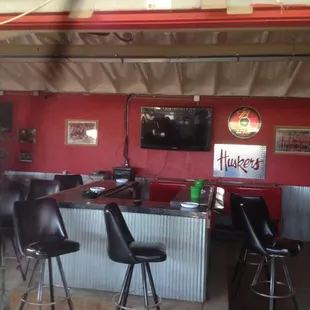 the interior of a country restaurant