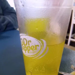I had only taken one drink out of this. Before that it was maybe an inch fuller.
